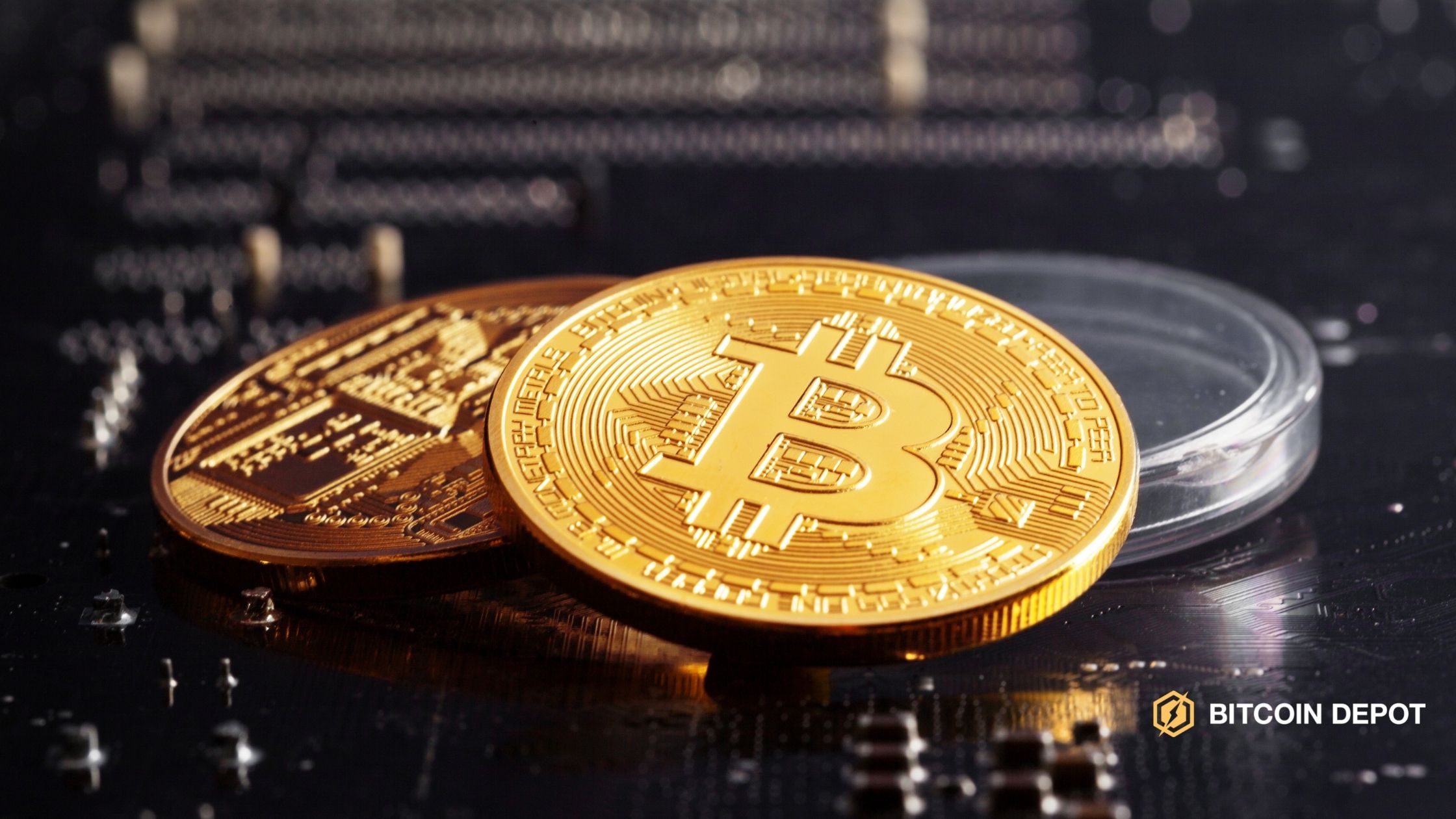 Bitcoin Stock Image