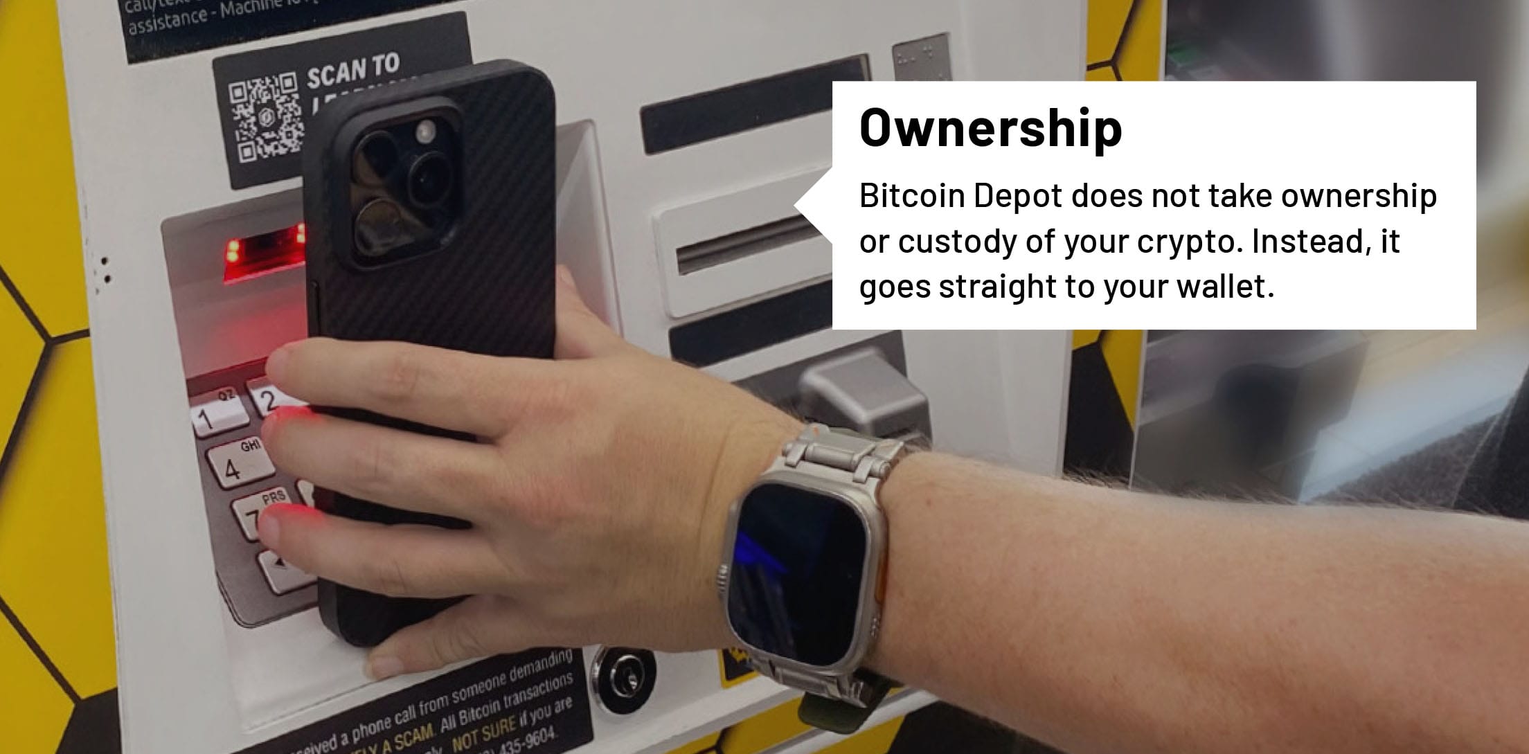 Ownership bitcoin atm image